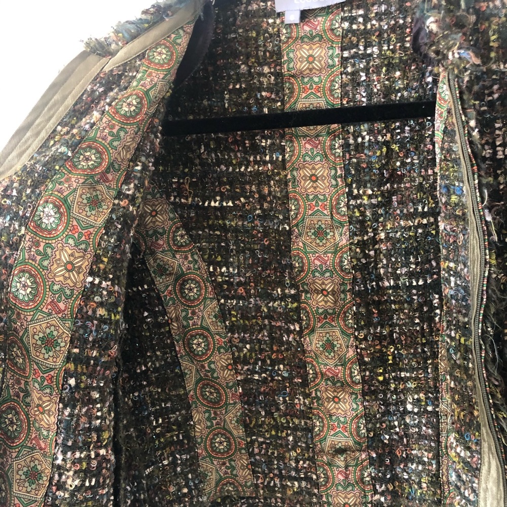 Multicolor tweed jacket - Picture 6 of 7